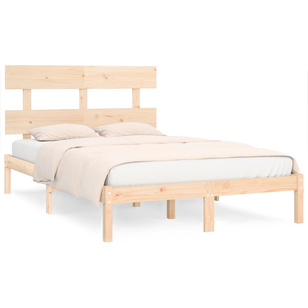 Vidaxl bedframe massief hout 180x200 cm