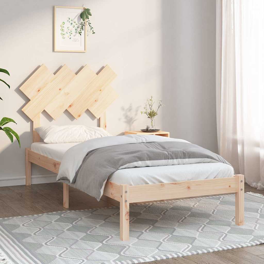 Vidaxl bedframe massief hout 90x190 cm