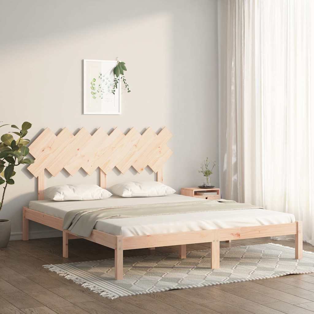Vidaxl bedframe massief hout 160x200 cm