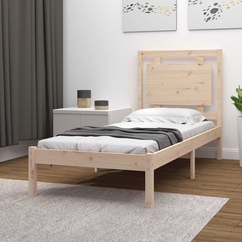 Vidaxl bedframe massief hout 100x200 cm