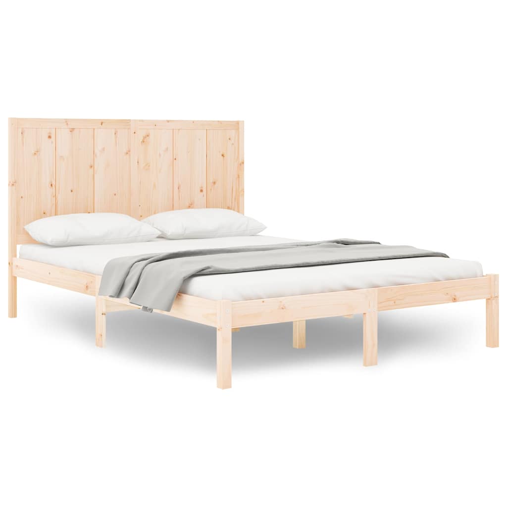 Vidaxl bedframe zonder matras massief grenenhout 140x190 cm