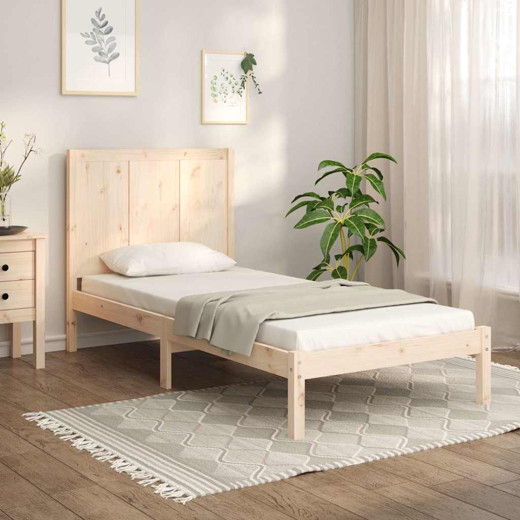 Vidaxl bedframe zonder matras massief grenenhout 100x200 cm