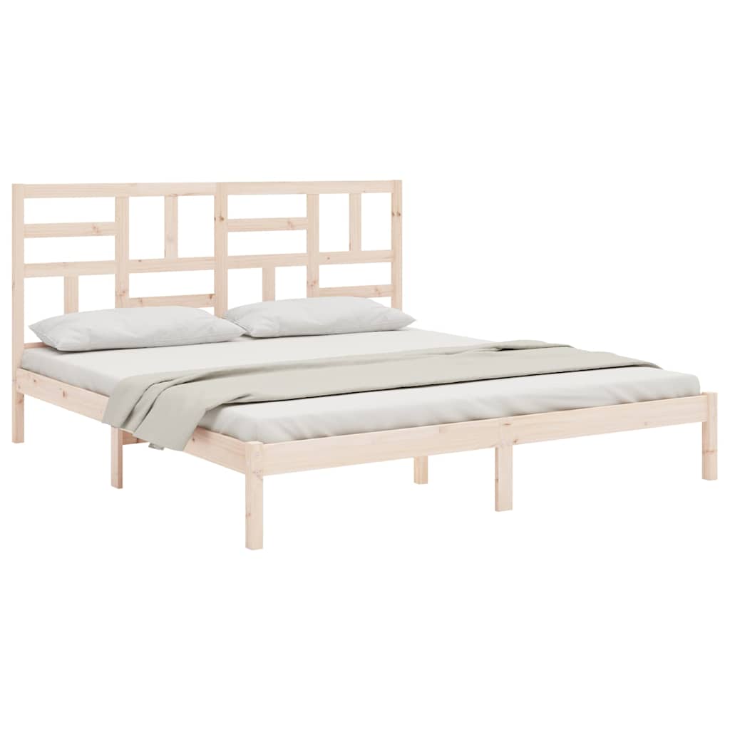 Vidaxl bedframe zonder matras massief hout 180x200 cm