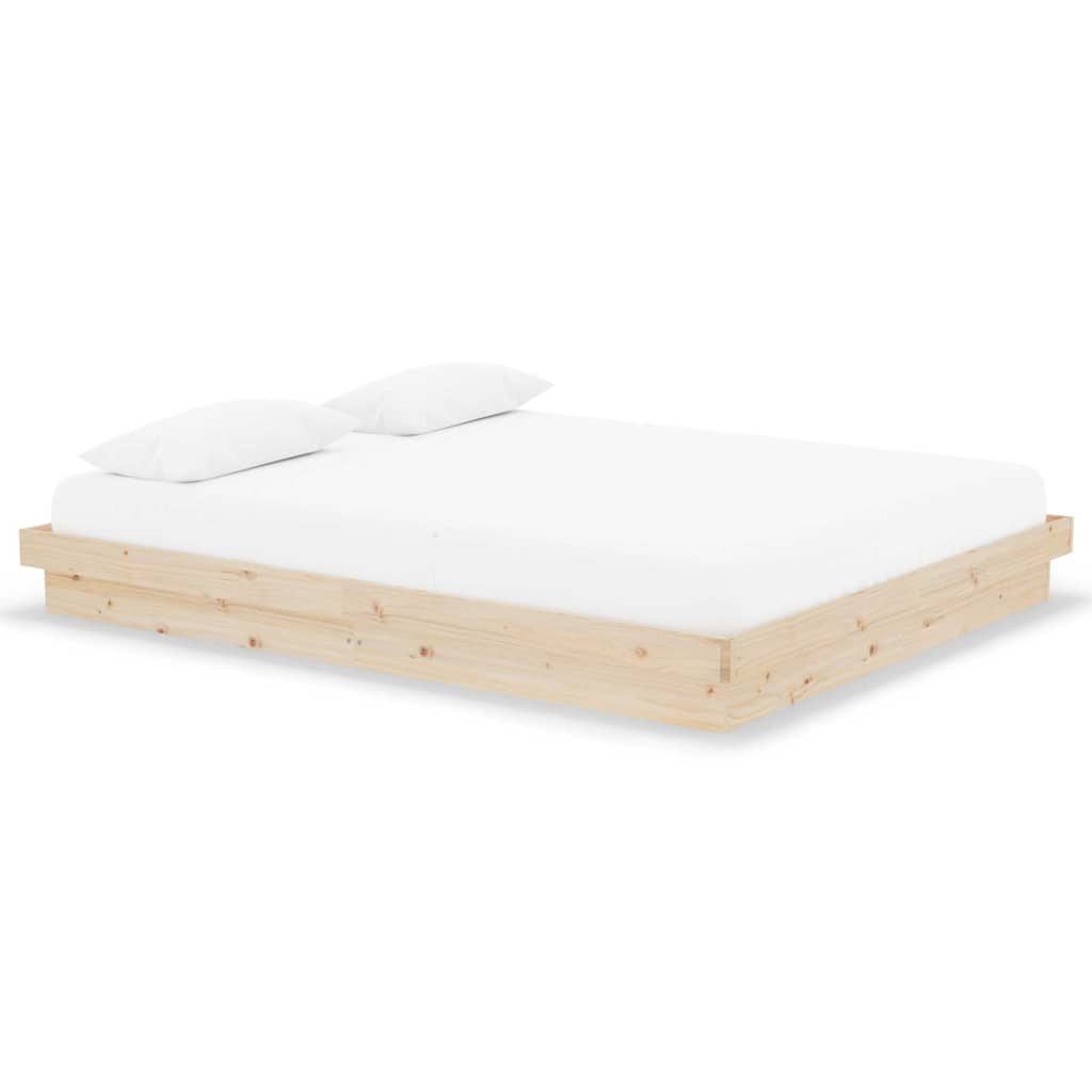 Vidaxl bedframe zonder matras massief hout 160x200 cm
