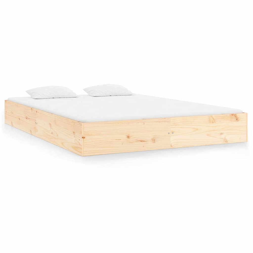 Vidaxl bedframe zonder matras massief hout 160x200 cm