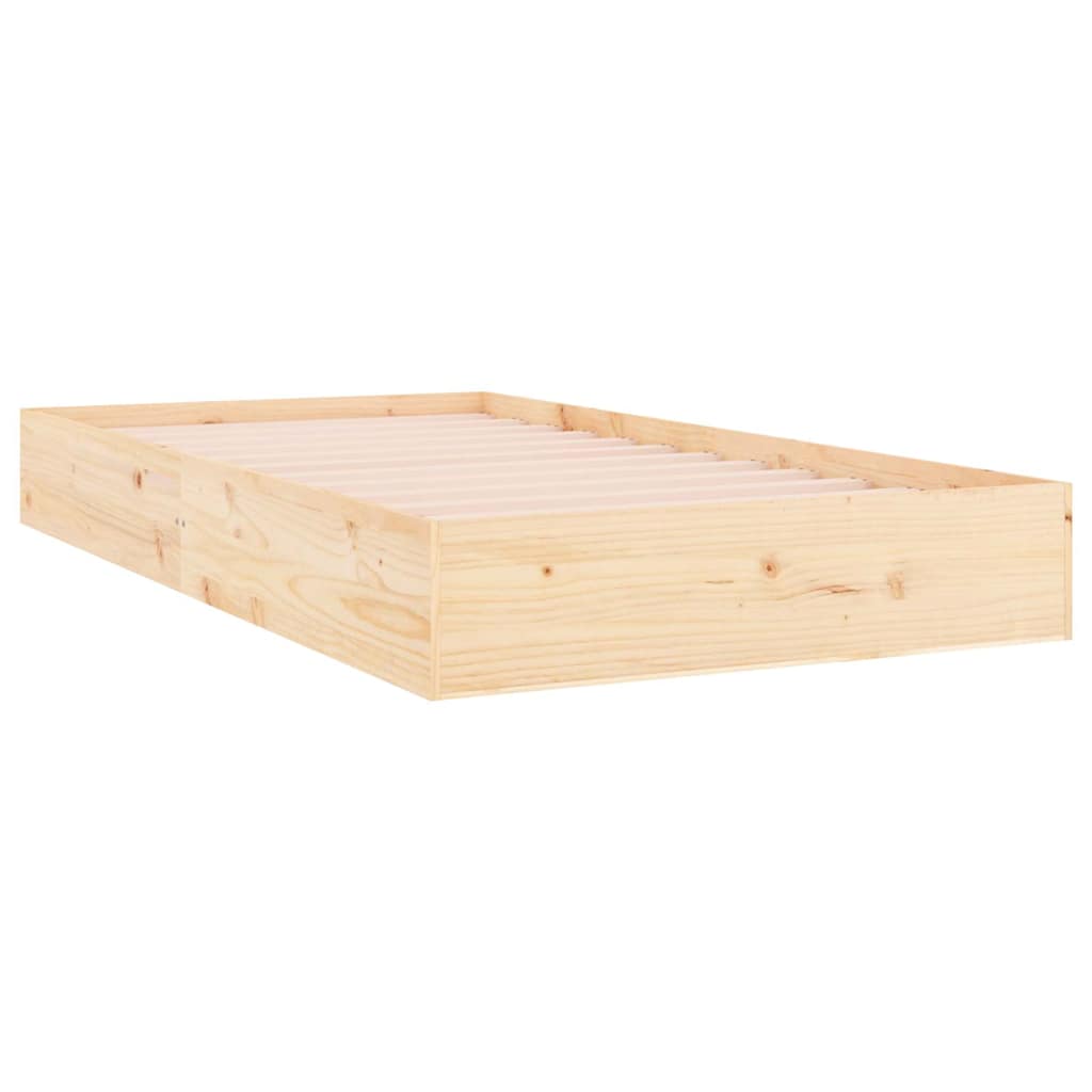 Vidaxl bedframe massief hout 100x200 cm
