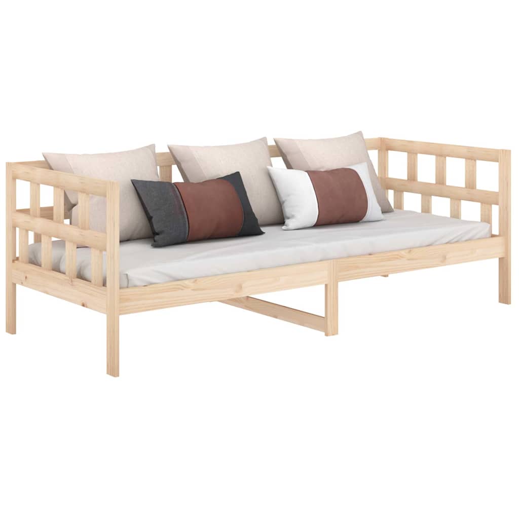Vidaxl slaapbank massief grenenhout 80x200 cm