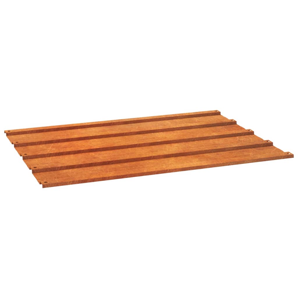 Vidaxl dakpanelen 12 st 60x44 cm cortenstaal roestig