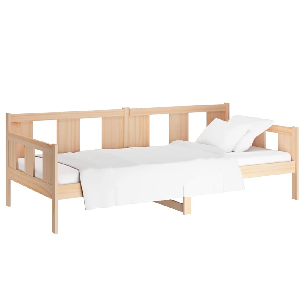 Vidaxl slaapbank massief grenenhout 90x200 cm