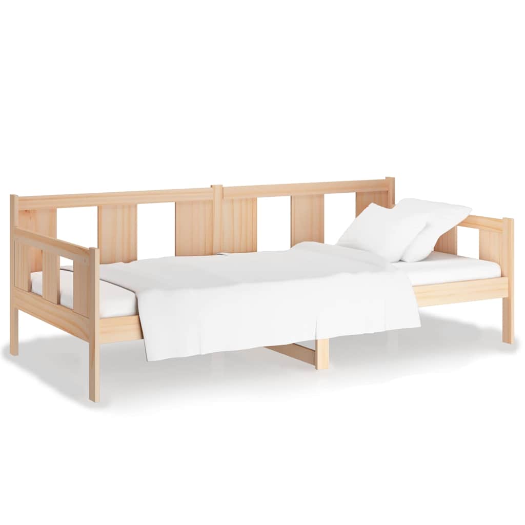 Vidaxl slaapbank massief grenenhout 80x200 cm