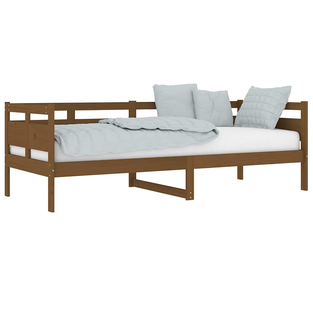 Vidaxl slaapbank massief grenenhout honingbruin 80x200 cm