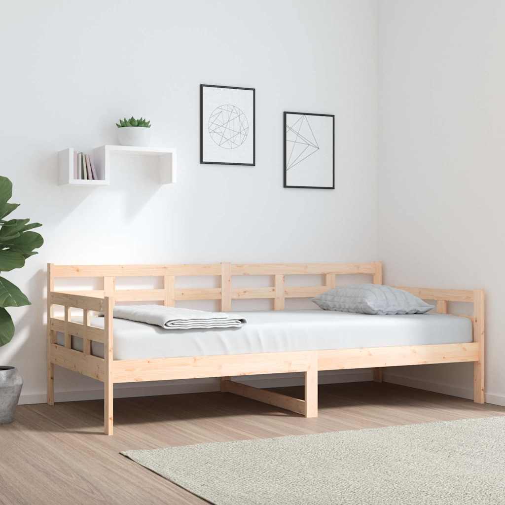 Vidaxl slaapbank massief grenenhout 90x190 cm