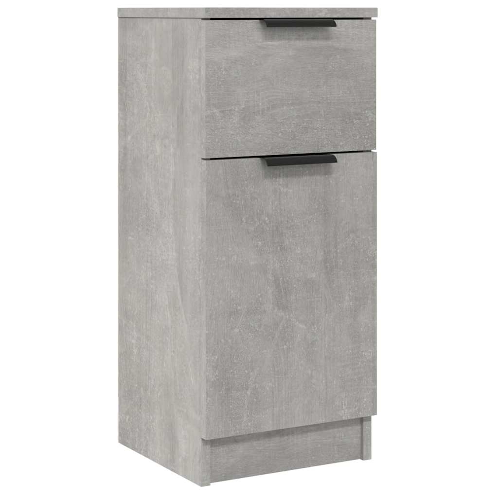 Vidaxl dressoir 30x30x70 cm bewerkt hout betongrijs