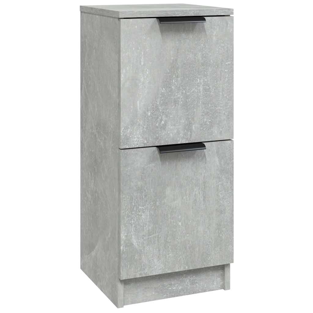 Vidaxl dressoir 30x30x70 cm bewerkt hout betongrijs