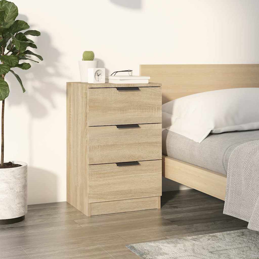 Vidaxl nachtkastje 40x36x65 cm sonoma eikenkleurig