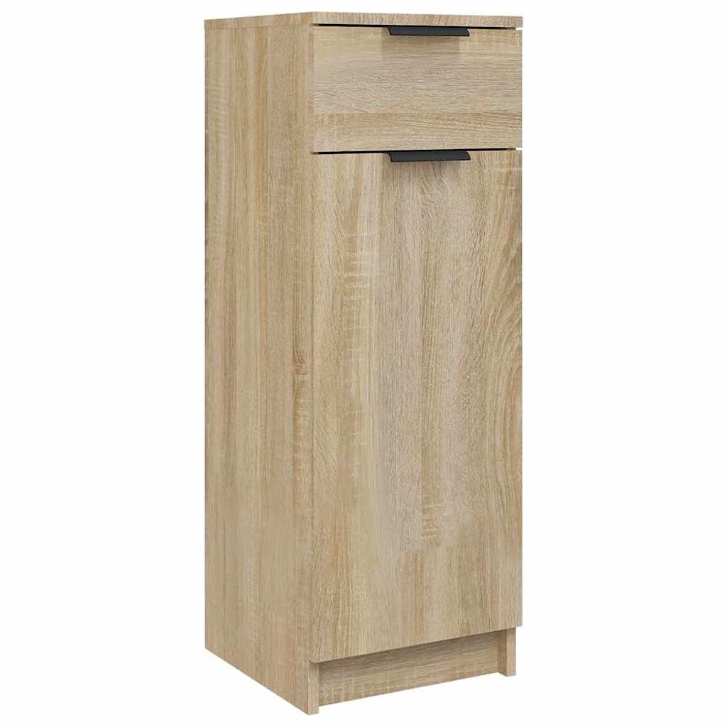 Vidaxl badkamerkast 32x33,5x90 cm bewerkt hout sonoma eikenkleurig