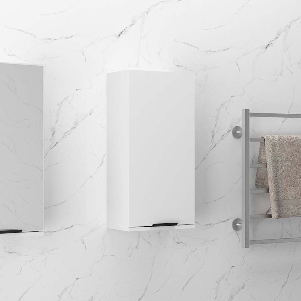 Vidaxl badkamerkast wandgemonteerd 32x20x67 cm wit
