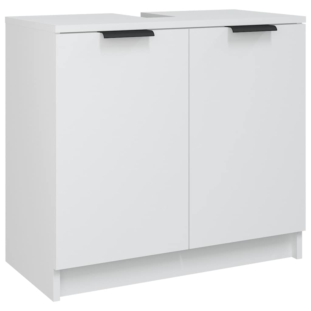 Vidaxl badkamerkast 64,5x33,5x59 cm bewerkt hout wit