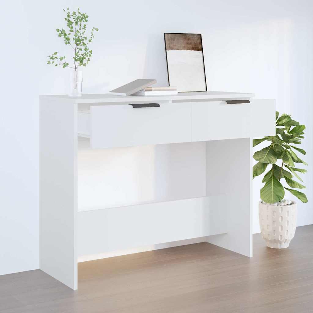 Vidaxl wandtafel 90x36x75 cm bewerkt hout wit