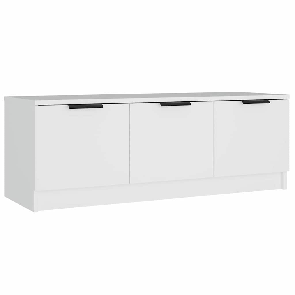 Vidaxl tv-meubel 102x35x36,5 cm bewerkt hout wit