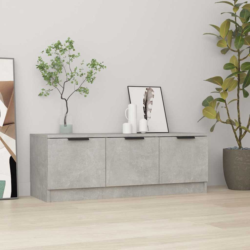 Vidaxl tv-meubel 102x35x36,5 cm bewerkt hout betongrijs