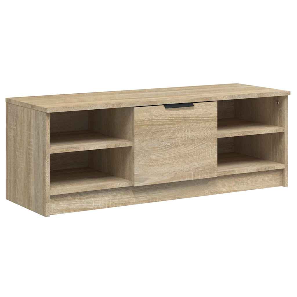Vidaxl tv-meubel 102x35,5x36,5 cm bewerkt hout sonoma eikenkleurig
