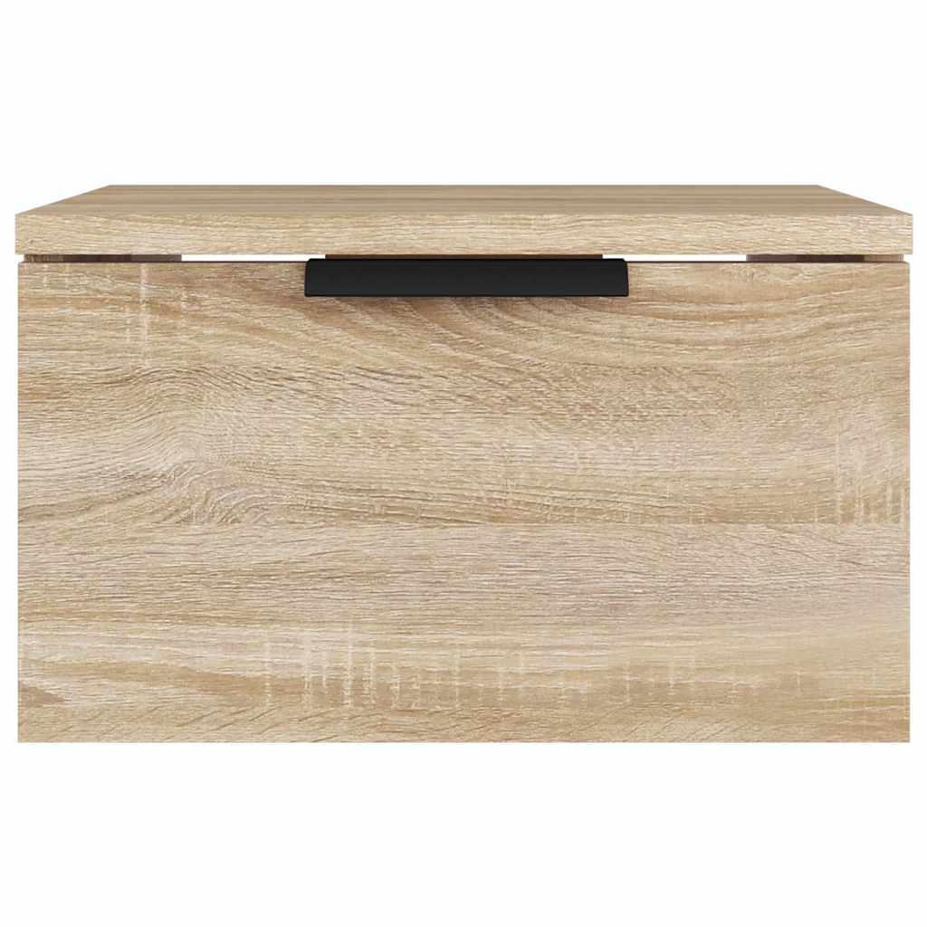 Vidaxl nachtkastje wandgemonteerd 34x30x20 cm sonoma eikenkleurig