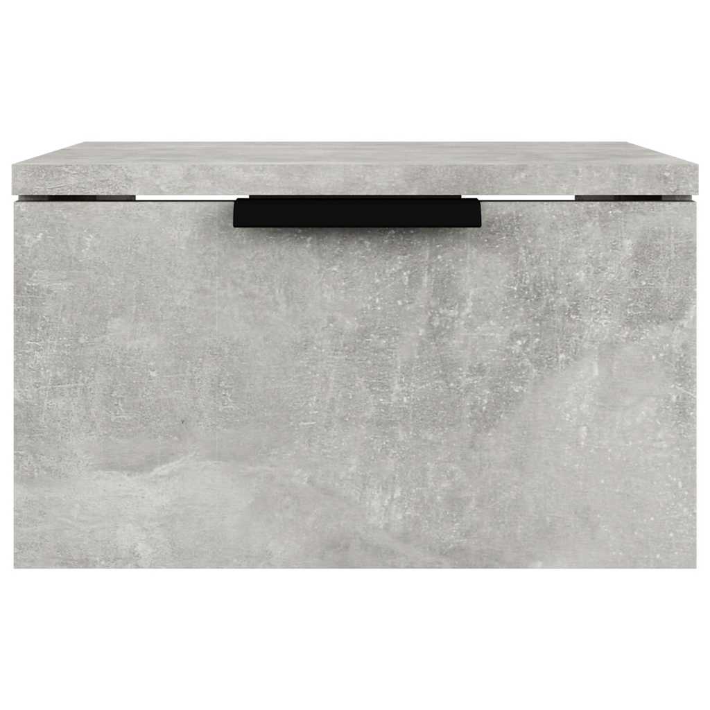 Vidaxl nachtkastje wandgemonteerd 34x30x20 cm betongrijs