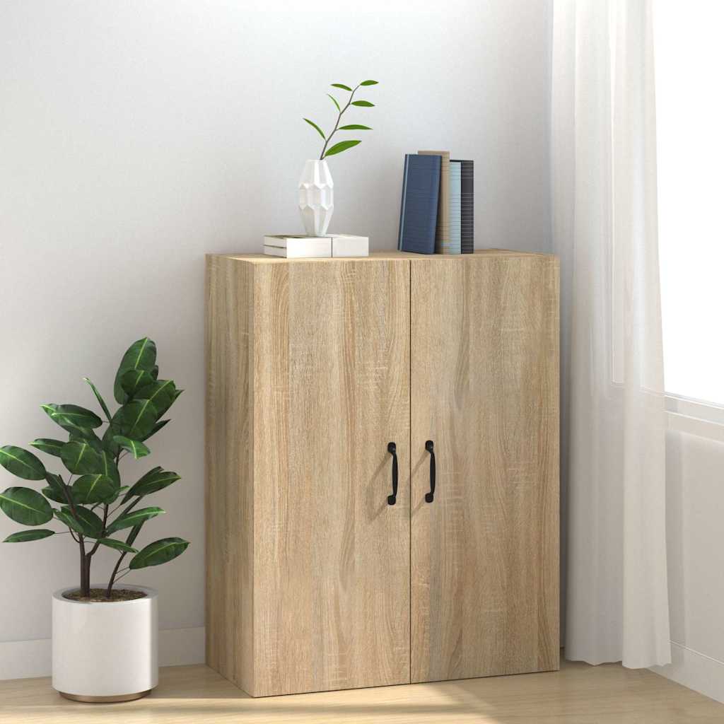 Vidaxl hangkast 69,5x34x90 cm bewerkt hout sonoma eikenkleurig