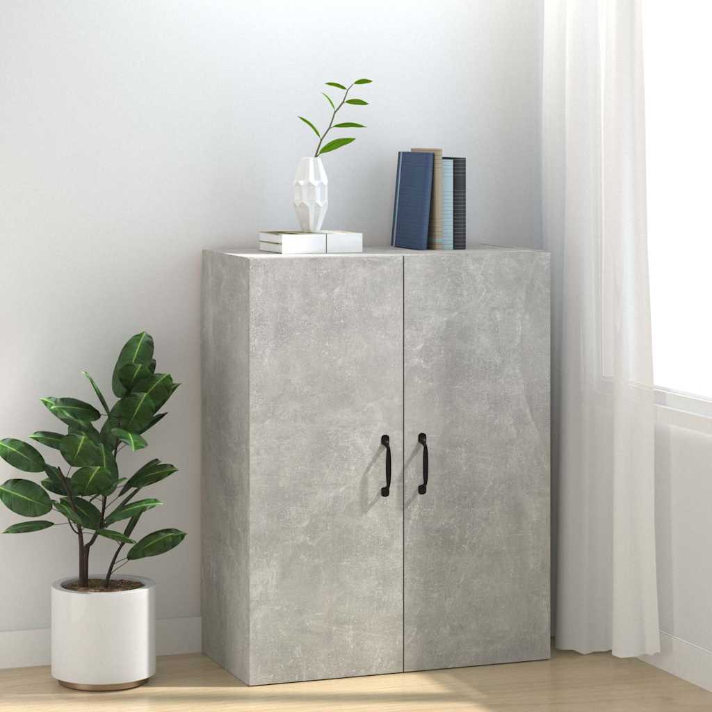 Vidaxl hangkast 69,5x34x90 cm bewerkt hout betongrijs