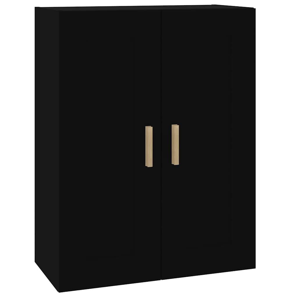 Vidaxl wandkast 69,5x32,5x90 cm bewerkt hout zwart