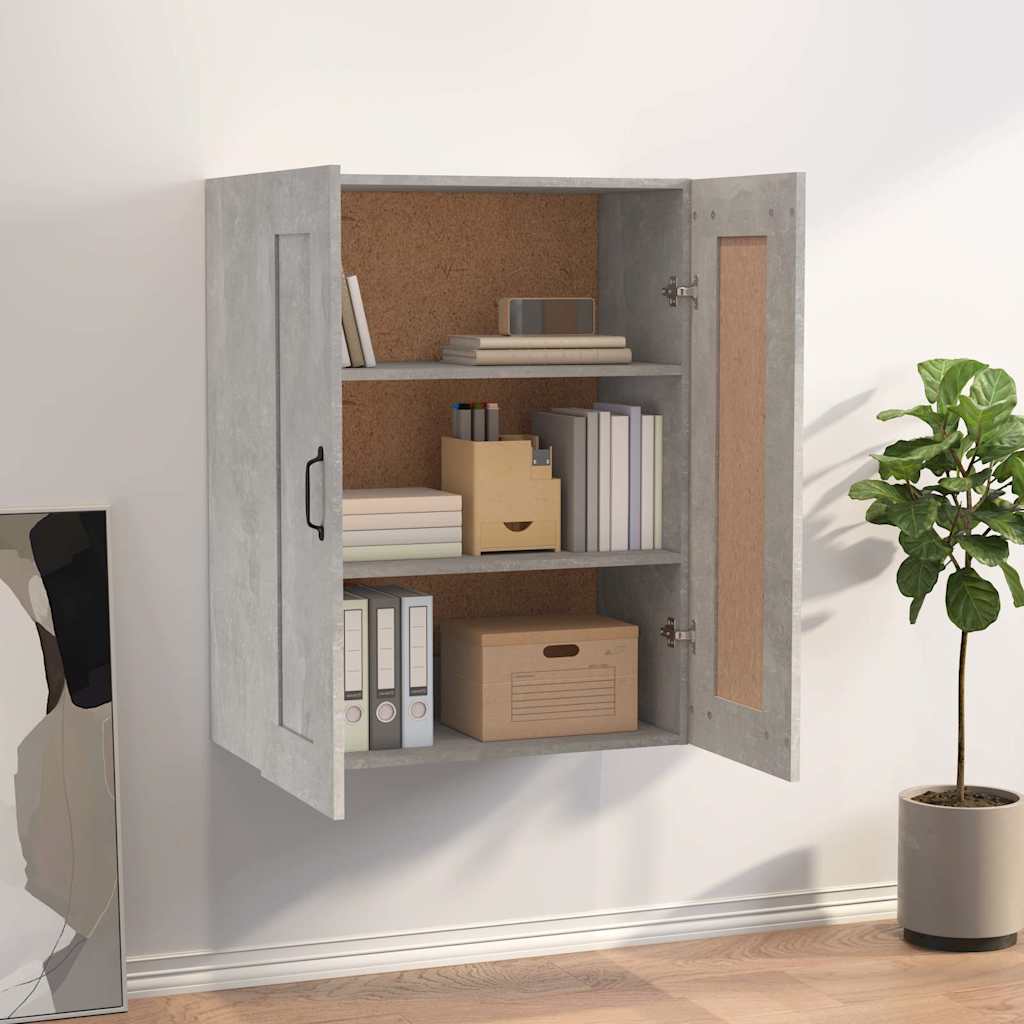 Vidaxl hangkast 69,5x32,5x90 cm betongrijs