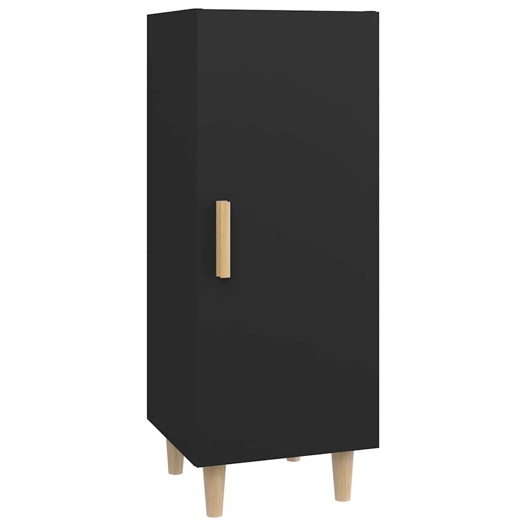 Vidaxl dressoir 34,5x34x90 cm bewerkt hout zwart