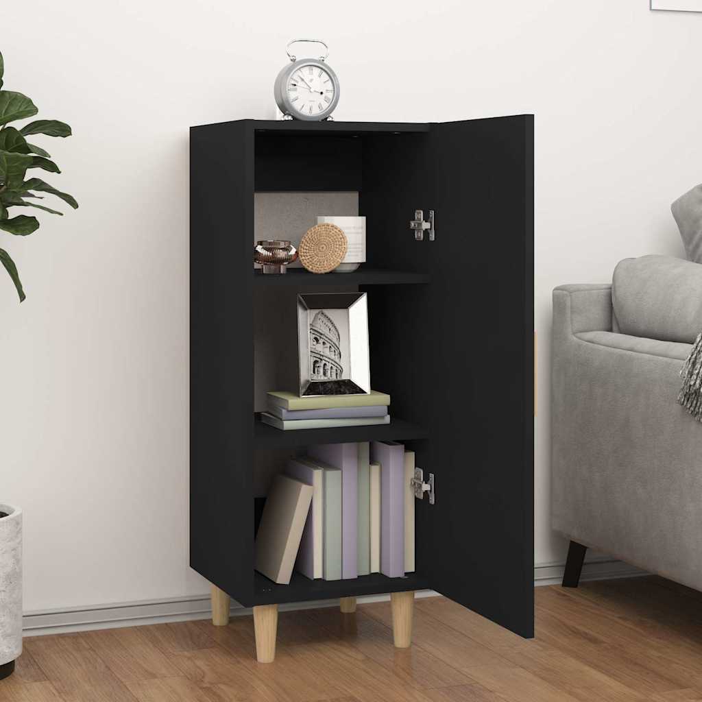 Vidaxl dressoir 34,5x34x90 cm bewerkt hout zwart