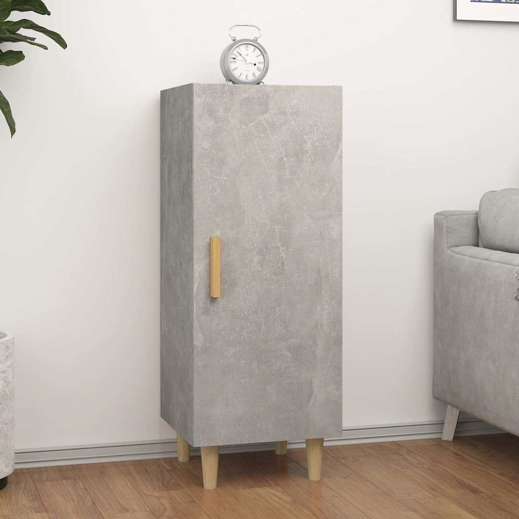 Vidaxl dressoir 34,5x34x90 cm bewerkt hout betongrijs