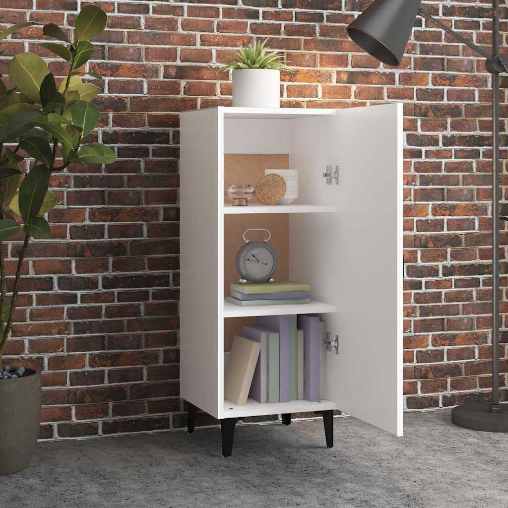 Vidaxl dressoir 34,5x34x90 cm bewerkt hout wit