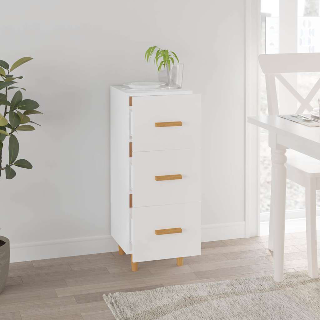Vidaxl dressoir 34,5x34x90 cm bewerkt hout wit