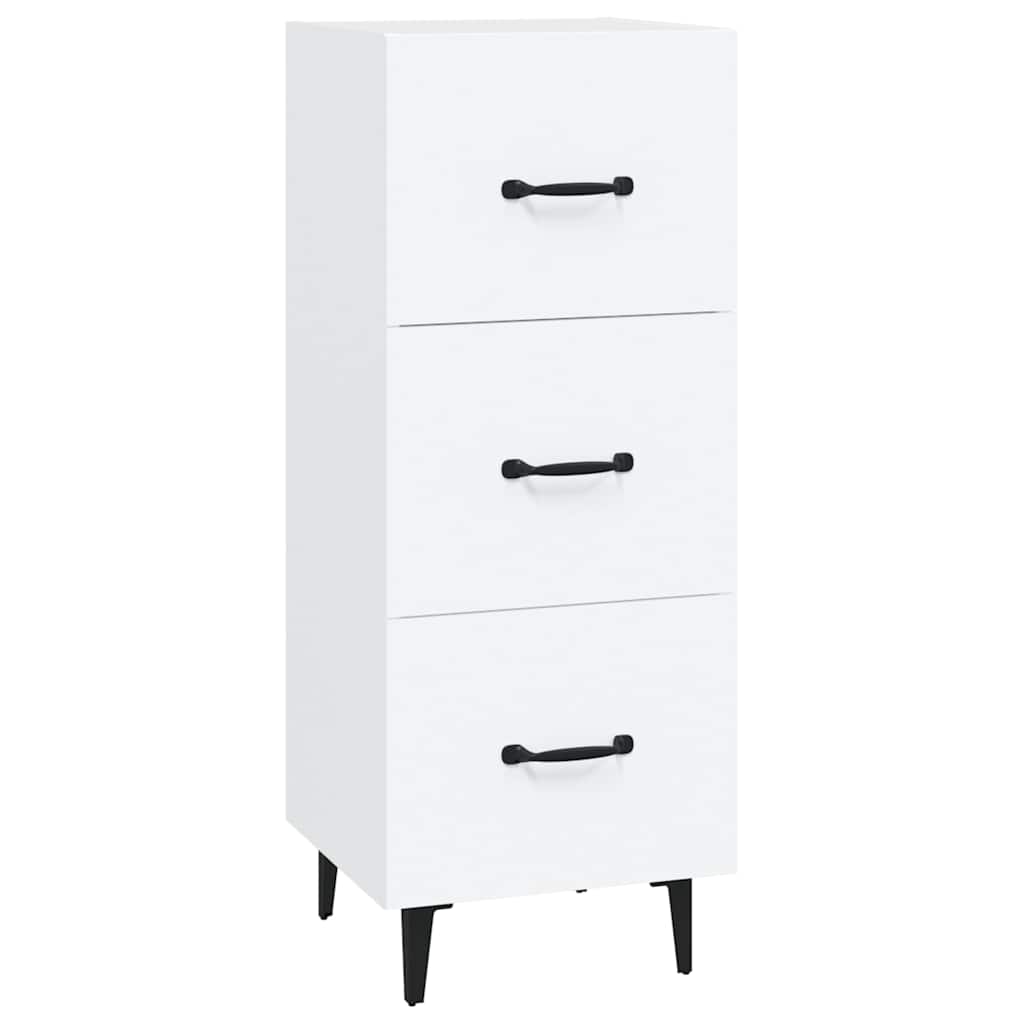 Vidaxl dressoir 34,5x34x90 cm bewerkt hout wit