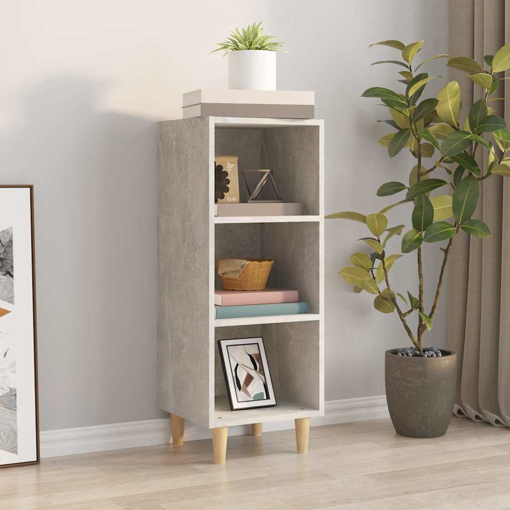 Vidaxl dressoir 34,5x32,5x90 cm bewerkt hout betongrijs