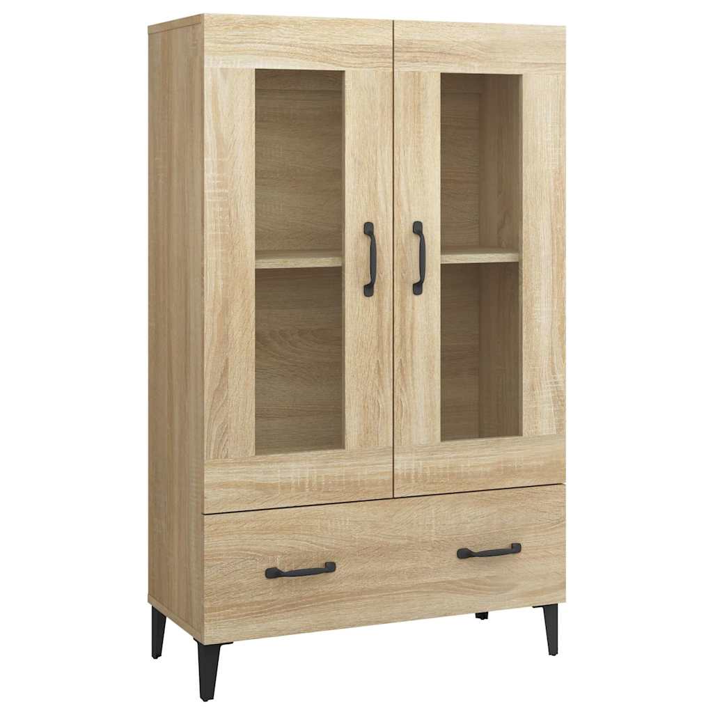 Vidaxl hoge kast 70x31x115 cm bewerkt hout sonoma eikenkleurig