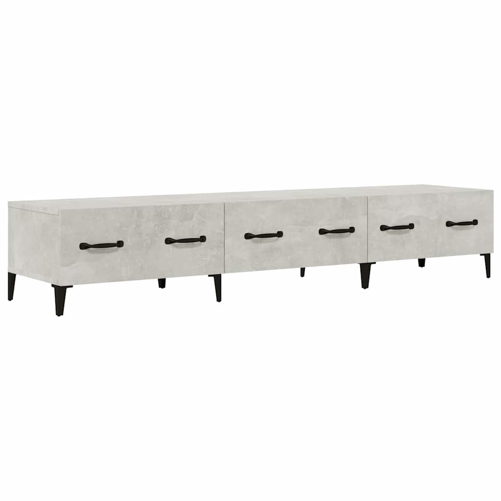 Vidaxl tv-meubel 150x34,5x30 cm bewerkt hout betongrijs