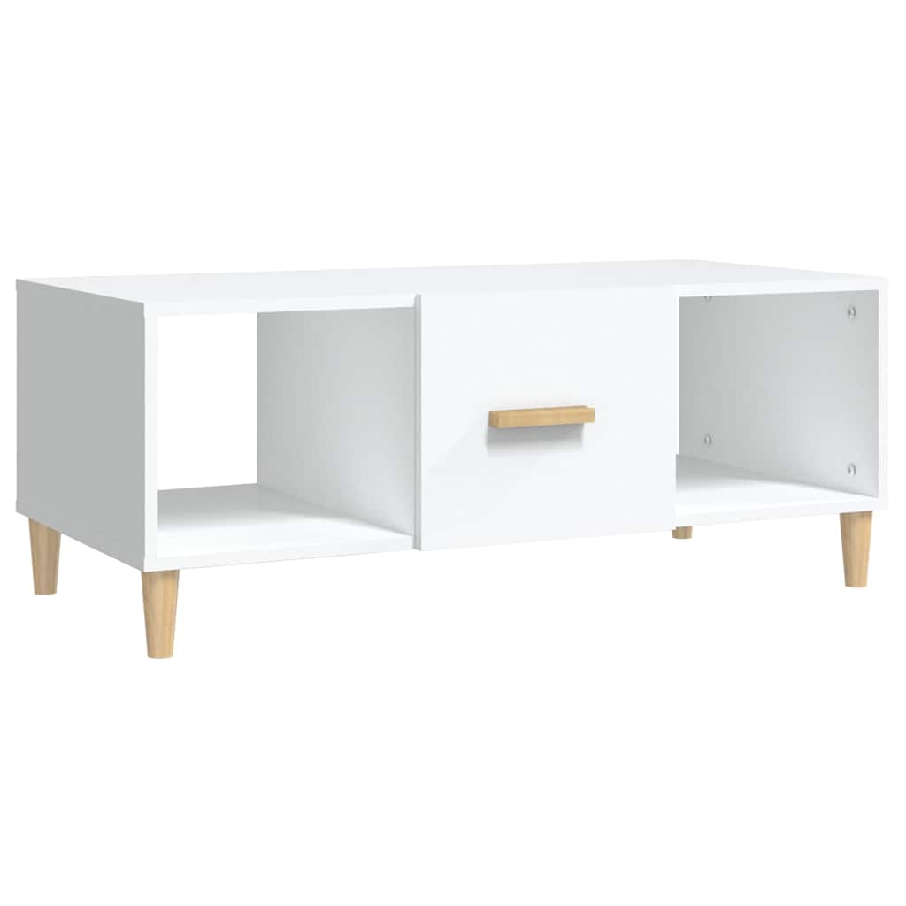 Vidaxl salontafel 102x50x40 cm bewerkt hout wit