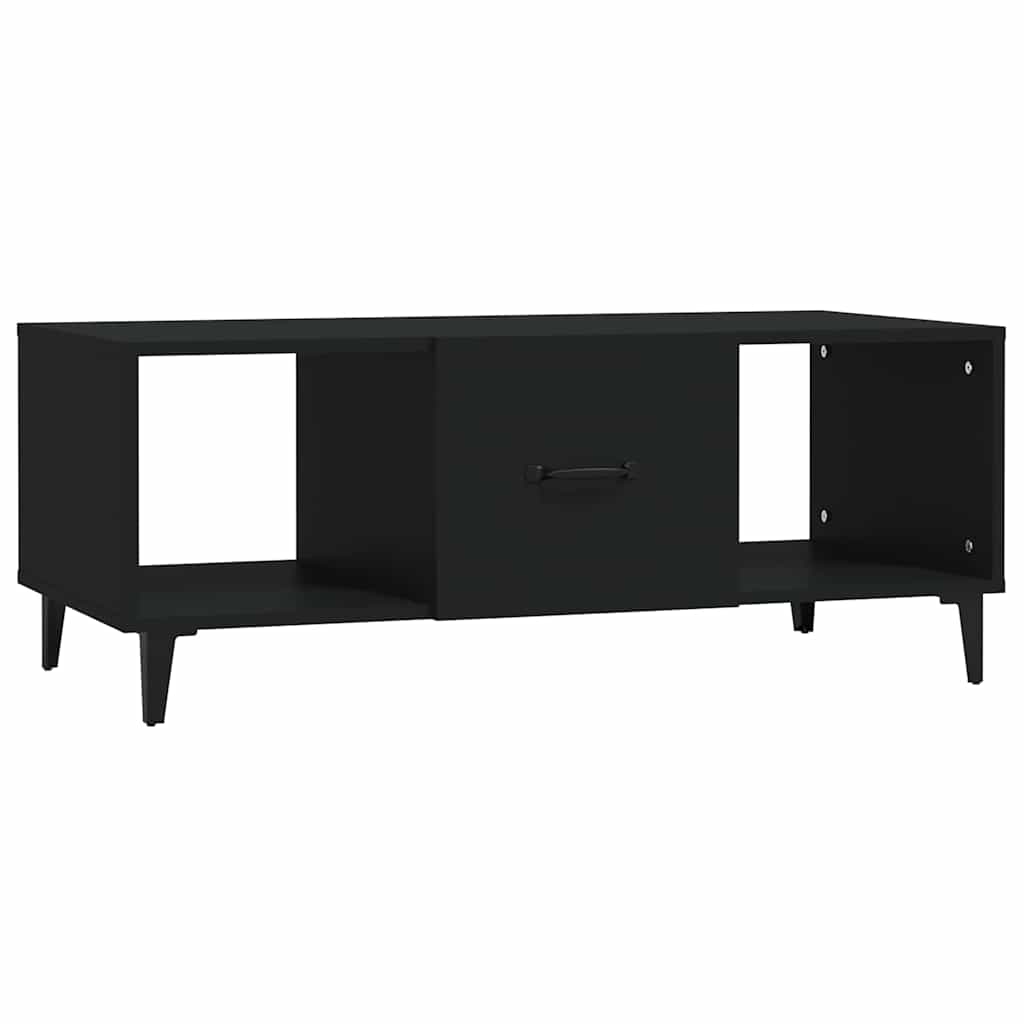 Vidaxl salontafel 102x50x40 cm bewerkt hout zwart