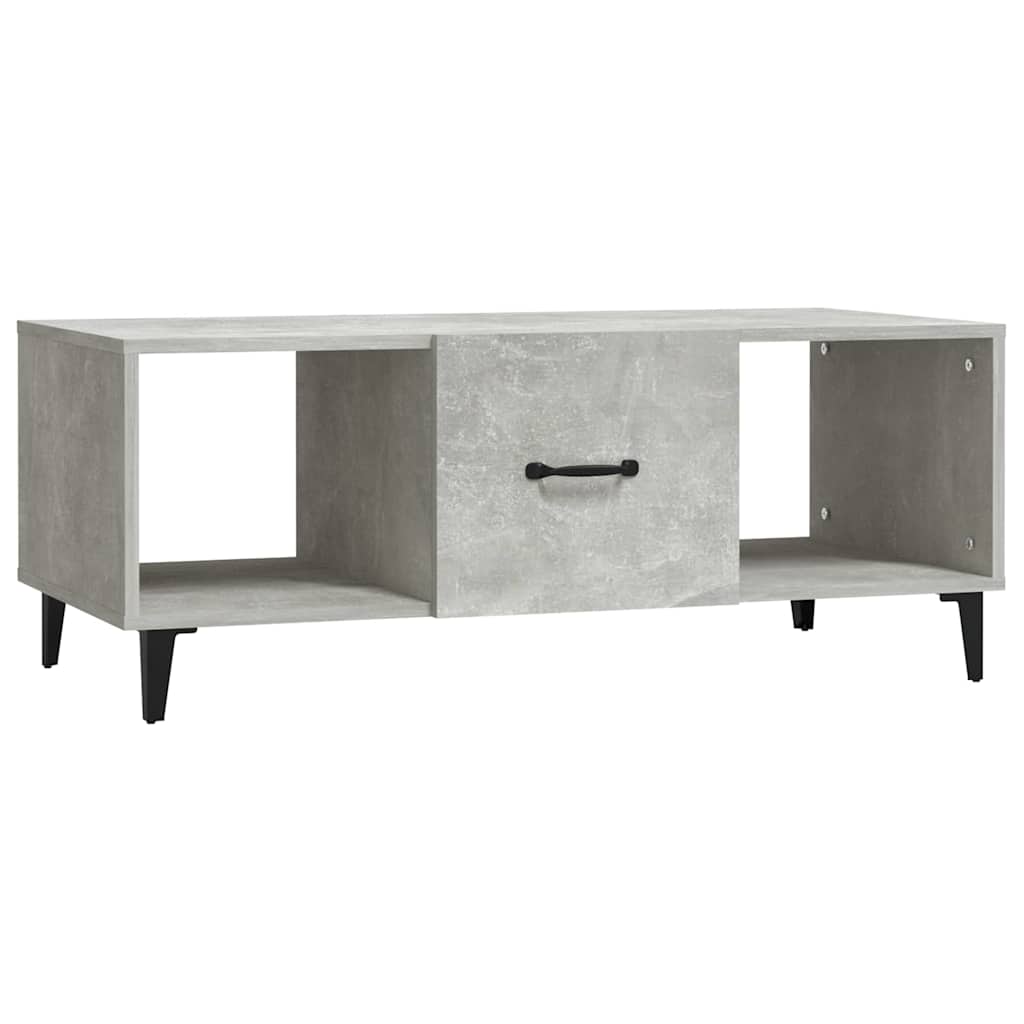 Vidaxl salontafel 102x50x40 cm bewerkt hout betongrijs