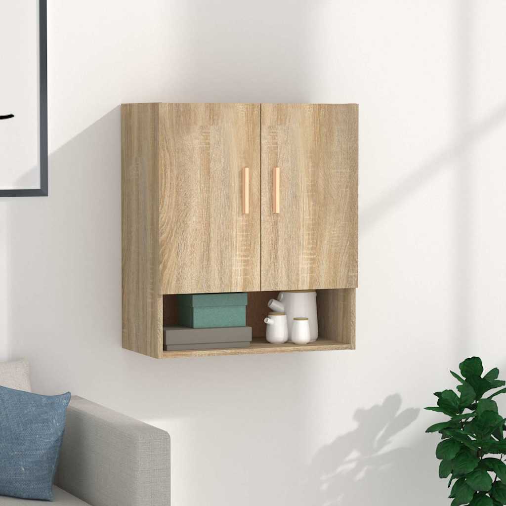 Vidaxl wandkast 60x31x70 cm bewerkt hout sonoma eikenkleurig