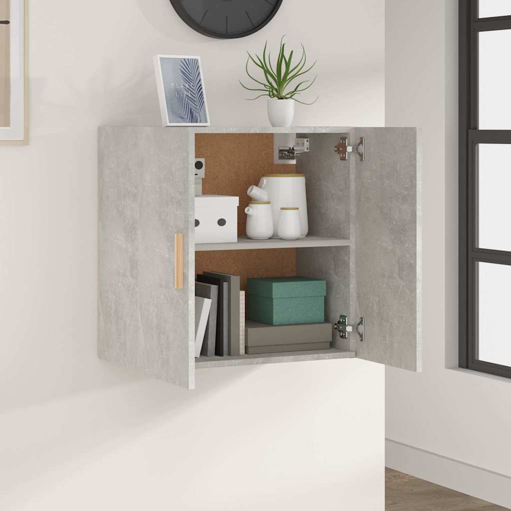 Vidaxl wandkast 60x30x60 cm bewerkt hout betongrijs