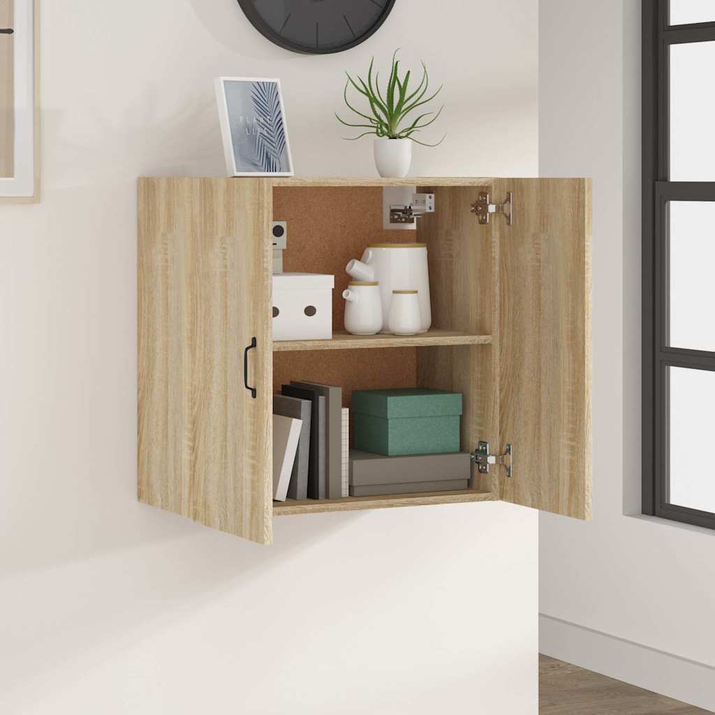Vidaxl hangkast 60x31x60 cm bewerkt hout sonoma eikenkleurig