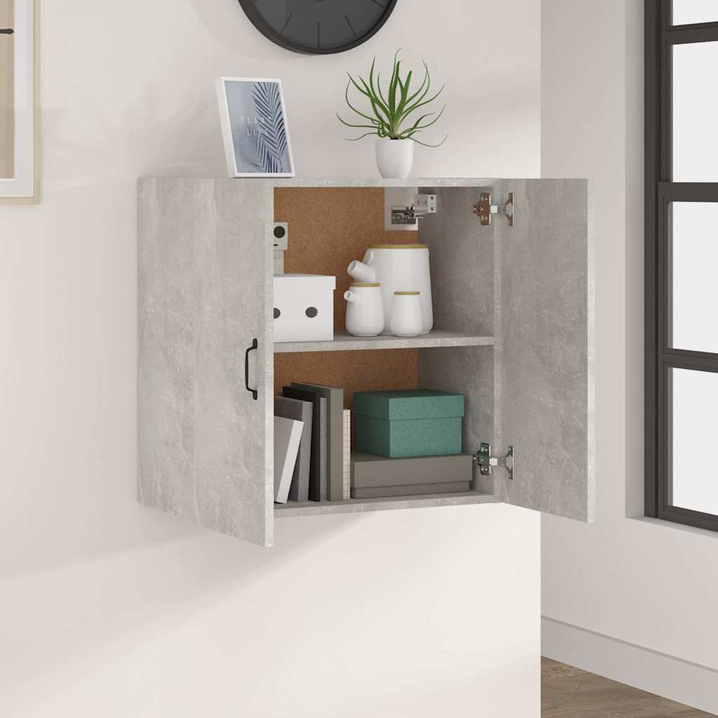 Vidaxl wandkast 60x31x60 cm bewerkt hout betongrijs