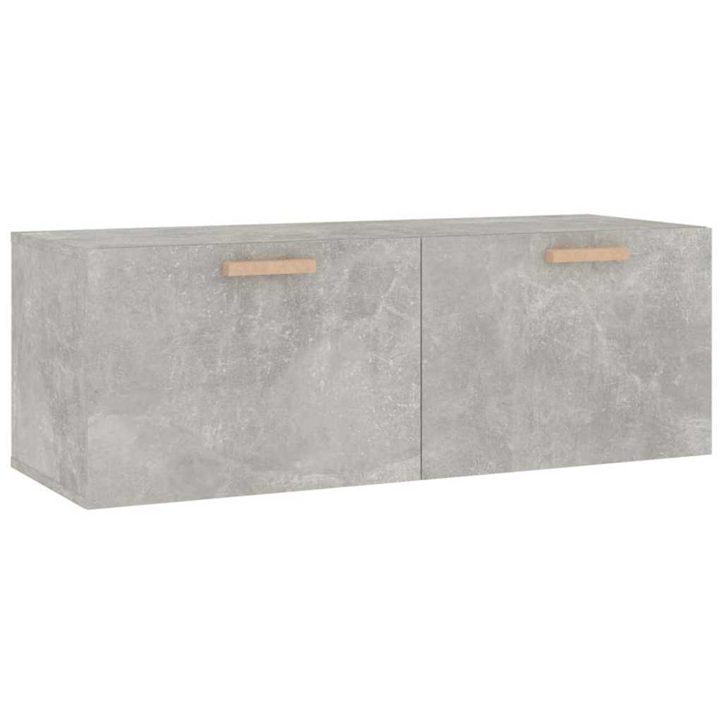 Vidaxl wandkast 100x36,5x35 cm bewerkt hout grijs
