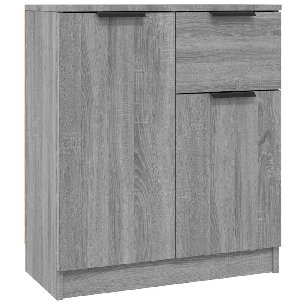 Vidaxl dressoir 60x30x70 cm bewerkt hout grijs sonoma eiken